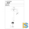 Подвесной светильник iLedex Delta 2361-1 BK+SL