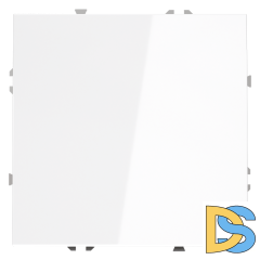 Проходной переключатель встраиваемый VOLTUM S70 одноклавишный 10А, (белый глянцевый)