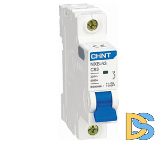 Автоматический выключатель CHINT NXB-63S 1P 25A 4.5kA х-ка C (R)