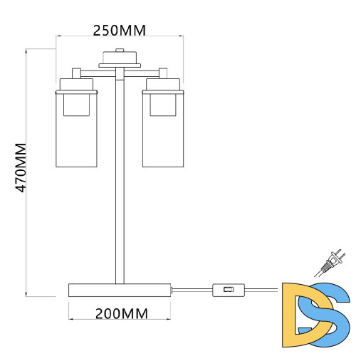 Настольная лампа Escada Dinasty 2118/2