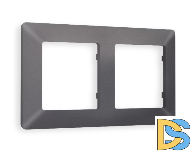 Рамка двухместная Ambrella Volt Line AF110652