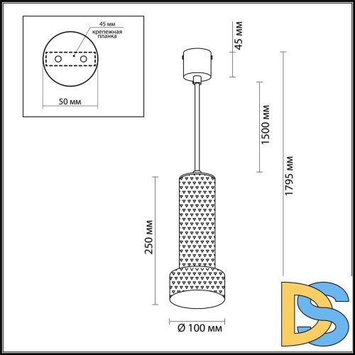 Подвесной светильник Odeon Light Afra 4741/5L