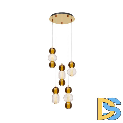 Каскадная люстра Maytoni Drop MOD273PL-L80G3K