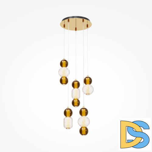 Каскадная люстра Maytoni Drop MOD273PL-L80G3K