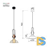 Подвесной светильник Rivoli Leila 4093-201 Б0055026