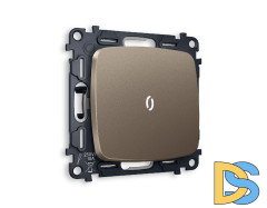 Комплект механизма 1-кл проходного выключателя с подсветкой Ambrella Volt Omega MO632035