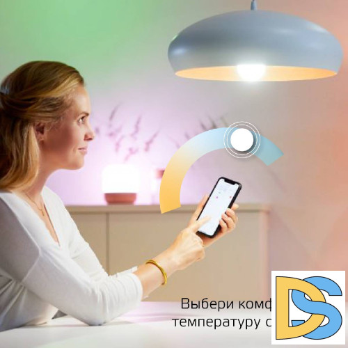 Лампа светодиодная диммируемая Gauss E27 10W 2700-6500K матовая 1080112