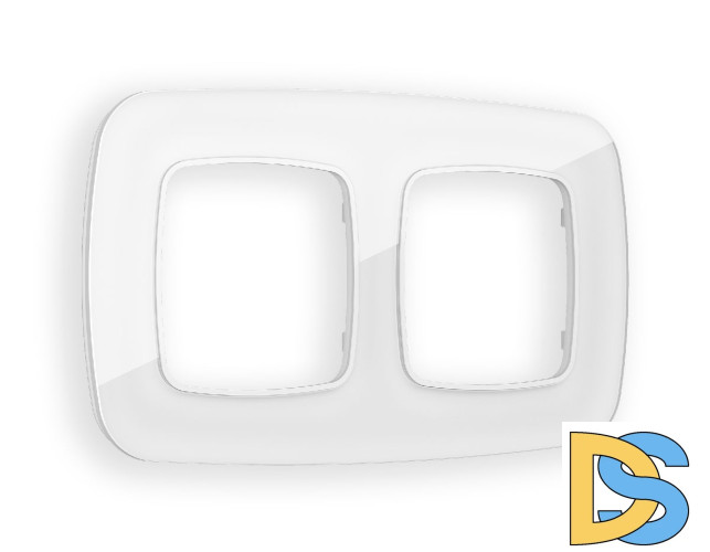 Рамка двухместная Ambrella Volt Radian OF350102