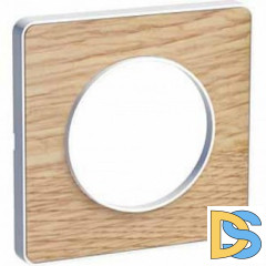 Рамка 1-ая (одинарная), Дерево Ольха, серия Odace, Schneider Electric