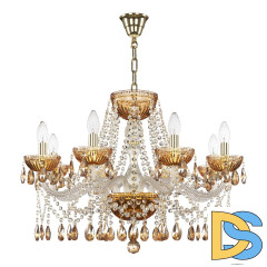 Подвесная люстра Bohemia Ivele Crystal 5413/8/240 G Amber/M-1G K721