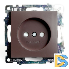 Розетка 1-местная с защитной шторкой Stekker Катрин GLS10-7109-04 49025