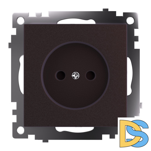 Розетка 1-местная с защитной шторкой Stekker Катрин GLS10-7109-04 49025