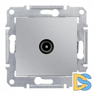 Розетка телевизионная оконечная ТV, Алюминий, серия Sedna, Schneider Electric