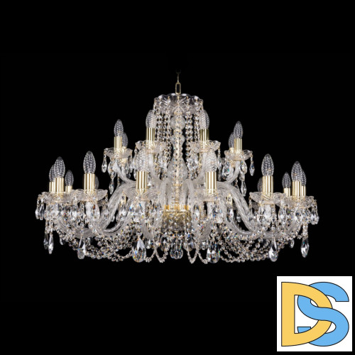 Подвесная люстра Bohemia Ivele Crystal 1402/16+8/360 G