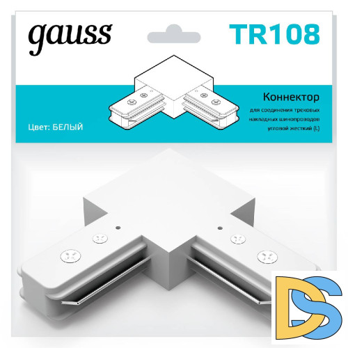 Коннектор L-образный Gauss TR108