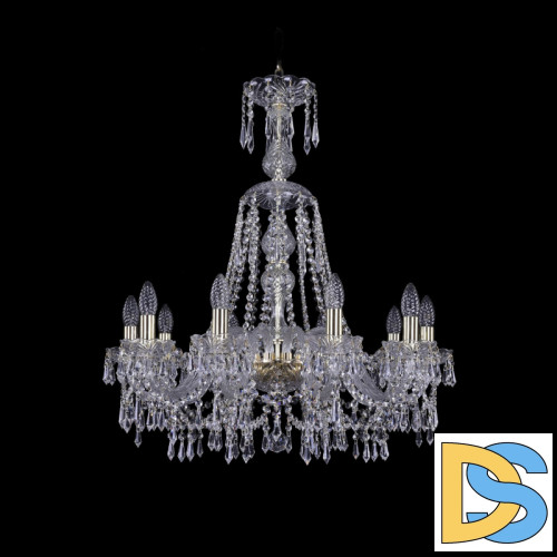 Подвесная люстра Bohemia Ivele Crystal 1403/10/240/XL-75 G