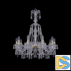 Подвесная люстра Bohemia Ivele Crystal 1403/10/240/XL-75 G
