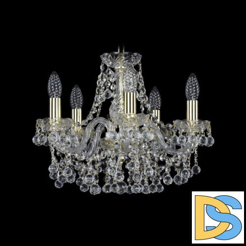 Подвесная люстра Bohemia Ivele Crystal 1409/5/141 G