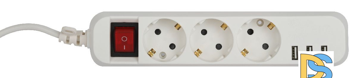Удлинитель электрический Эра U-3es-1,5m-USB Б0052900