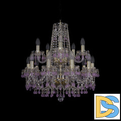 Подвесная люстра Bohemia Ivele Crystal 1410/10+5/195/2d G V7010