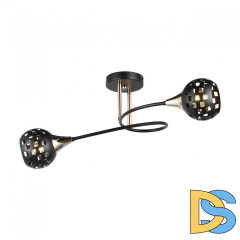 Потолочный светильник IMEX MD.19074-2-S-BK+FGD