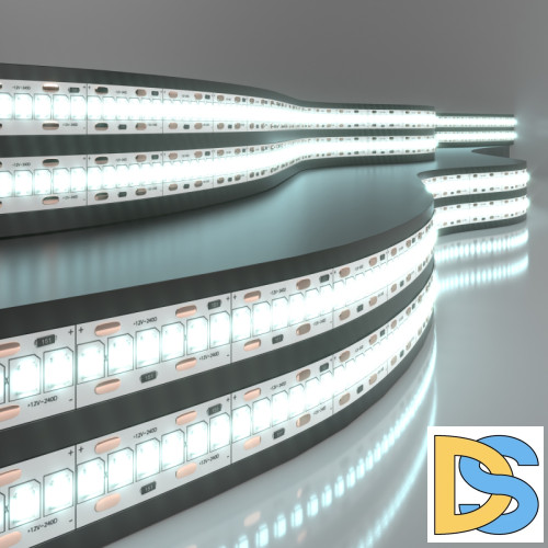Светодиодная лента Elektrostandard 12V 24W 240Led 2835 IP20 холодный белый, 5м 4690389151651