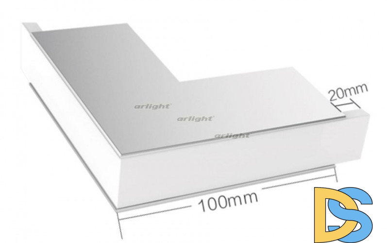 Угол Arlight S2-LINE-3360-L90W внешний 021236