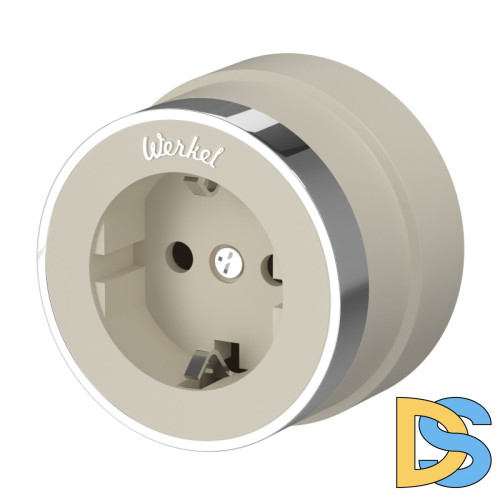Розетка с заземлением Werkel Vintage 4690389174742 W5871055