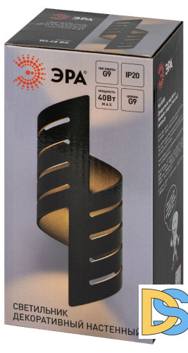 Настенный светильник Эра WL48 BK Б0059818