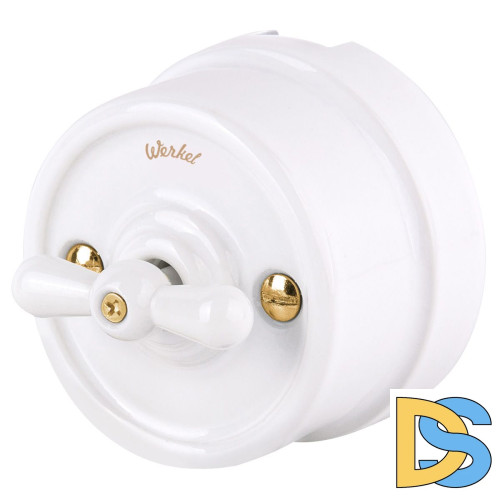 Винты для накладного выключателя Werkel 3шт. (золото) Ретро WL18-21-01