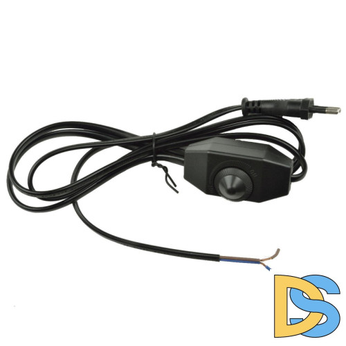 Шнур сетевой с вилкой и выключателем (UL-00004438) Uniel UCX-C30/02A-170 Black