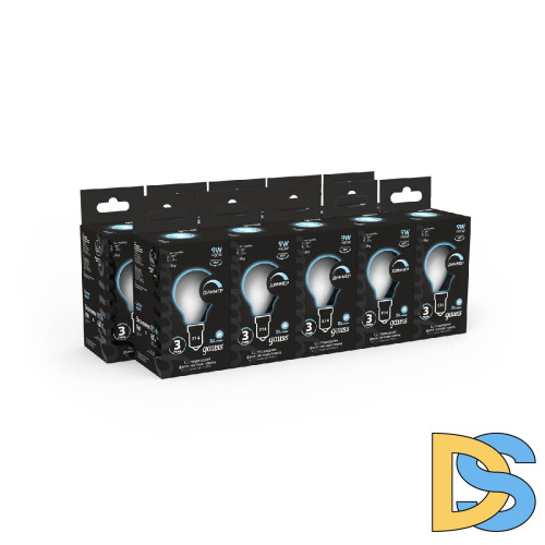 Лампа светодиодная филаментная диммируемая Gauss E14 9W 4100К матовая 105201209-D