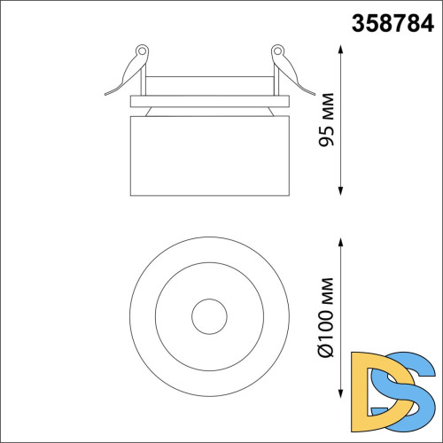 Встраиваемый спот Novotech Groda 358784