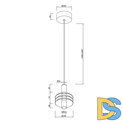 Подвесной светильник Moderli Sylv V10877-PL