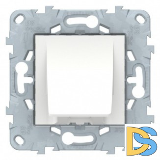 Кабельный вывод, Белый, серия Unica New, Schneider Electric