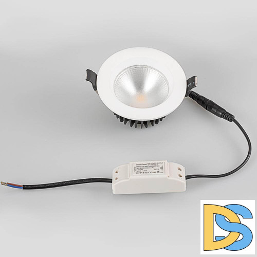 Встраиваемый светодиодный светильник Arlight LTD-105WH-Frost-9W Warm White 021067