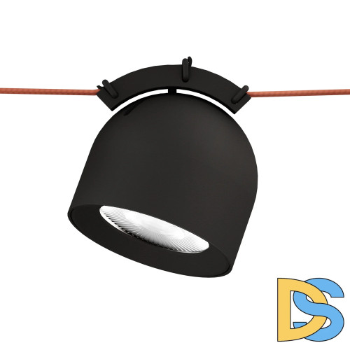 Трековый однофазный светильник Denkirs Belty spot DK5540-BK