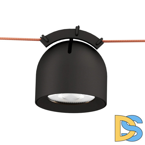 Трековый однофазный светильник Denkirs Belty spot DK5540-BK