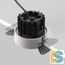 Встраиваемый светильник Maytoni Round DL058-12W4K-TRS-BS