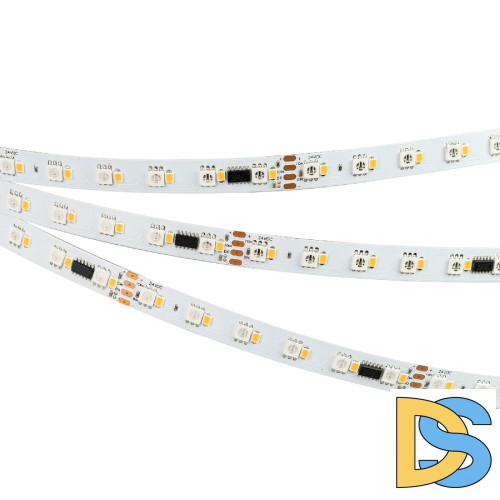 Светодиодная лента Arlight SPI-BA120-12mm 24V RGBW-Warm-PX6-BPT (16 W/m, IP20, 5060/2835, 5m) 040620