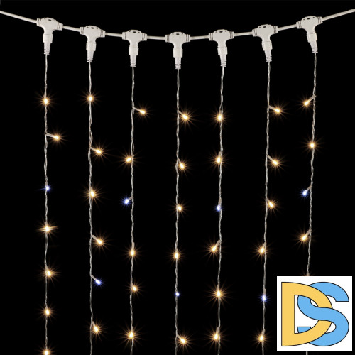 Гирлянда Занавес Laitcom (LTC) PCL402BLW-10-2WW