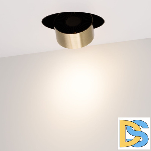 Встраиваемый спот Arlight SP-PLURIO-BUILT-TRIMLESS-R160-9W Day4000 (BK-ABRS, 36 deg, 230V) 038075