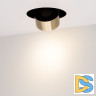 Встраиваемый спот Arlight SP-PLURIO-BUILT-TRIMLESS-R160-9W Day4000 (BK-ABRS, 36 deg, 230V) 038075