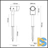 Грунтовый светильник Odeon Light Nature Stima 6647/10GL3