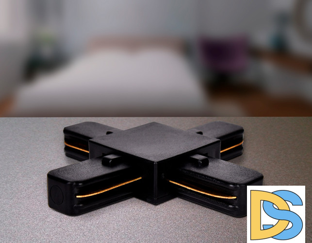 Коннектор Х-образный однофазный Ambrella Light Track System GL7083