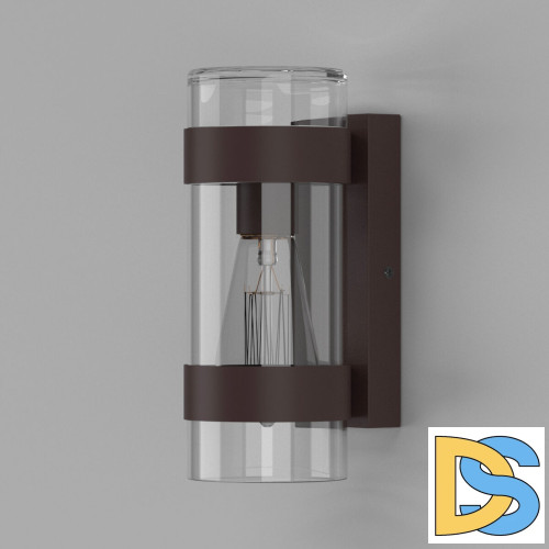 Уличный настенный светильни Elektrostandard Falcon 35167/D темно-коричневый4690389195273 a063466