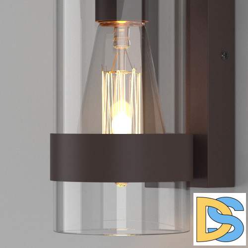 Уличный настенный светильни Elektrostandard Falcon 35167/D темно-коричневый4690389195273 a063466