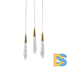 Подвесной светильник Delight Collection OD2438-3 gold/clear