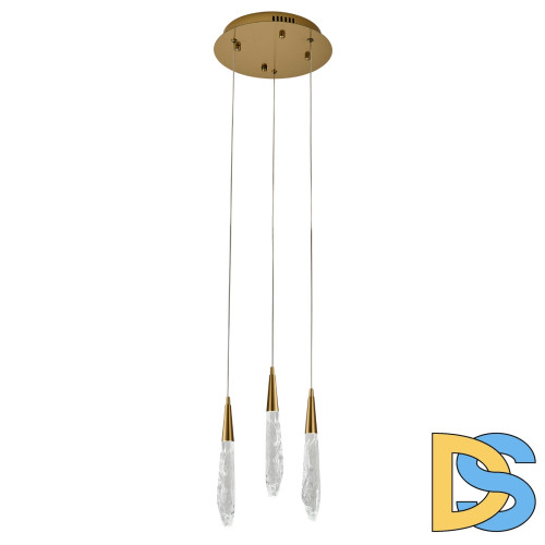 Подвесной светильник Delight Collection OD2438-3 gold/clear