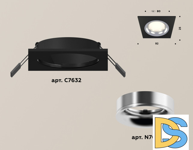Встраиваемый светильник Ambrella Light Techno XC7632003 (C7632, N7012)